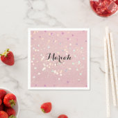 luxe modern romantinc girl スタンダードカクテルナプキン (インサイチュ)