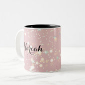 Luxe modern romantinc girl ツートーンマグカップ (正面左)