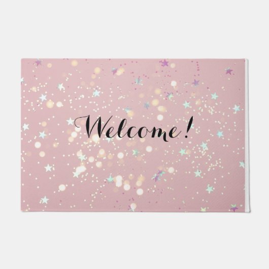 Luxe modern romantinc girl ドアマット (正面)