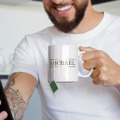 Luxe Nameバー コーヒーマグカップ