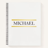 Luxe Nameバー ノートブック (正面)