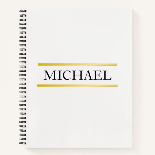 Luxe Nameバー ノートブック (正面)