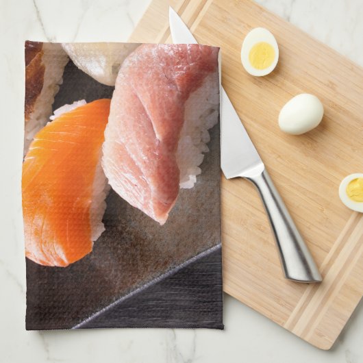 Luxe Nigiri Variety キッチンタオル (四つ折り)