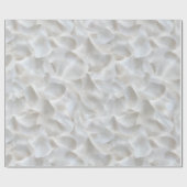 Luxe Pearl Silver Shine Frost Abstract Pattern ラッピングペーパー (フラット)