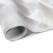 Luxe Pearl Silver Shine Frost Abstract Pattern ラッピングペーパー (ロールコーナー)
