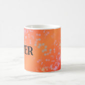 Luxe romantinc peach fuzz baby girl コーヒーマグカップ (中央)