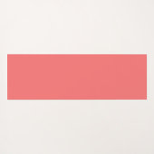 Luxe romantinc peach fuzz baby girl ヨガマット (裏面(横))
