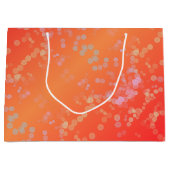 Luxe romantinc peach fuzz baby girl ラージペーパーバッグ (正面)