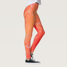 Luxe romantinc peach fuzz baby girl レギンス