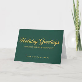 Luxe Script Holiday Greetings シーズンカード