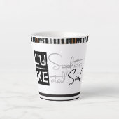 LUXE Sophisticated Soul カフェラテマグ (正面)
