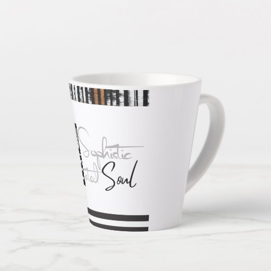 LUXE Sophisticated Soul カフェラテマグ (右アングル)