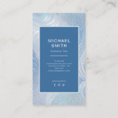 Luxe Square Business Card – Professional 名刺 (裏面)