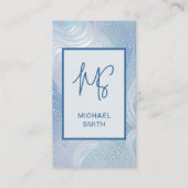 Luxe Square Business Card – Professional 名刺 (正面)