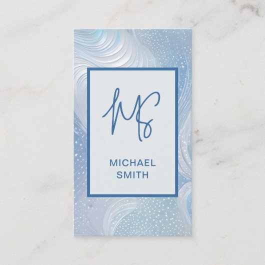 Luxe Square Business Card – Professional 名刺 (正面)