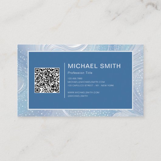 Luxe Square Business Card – Professional 名刺 (裏面)