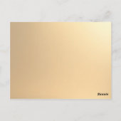 Luxe Vintage ポストカード (裏面)