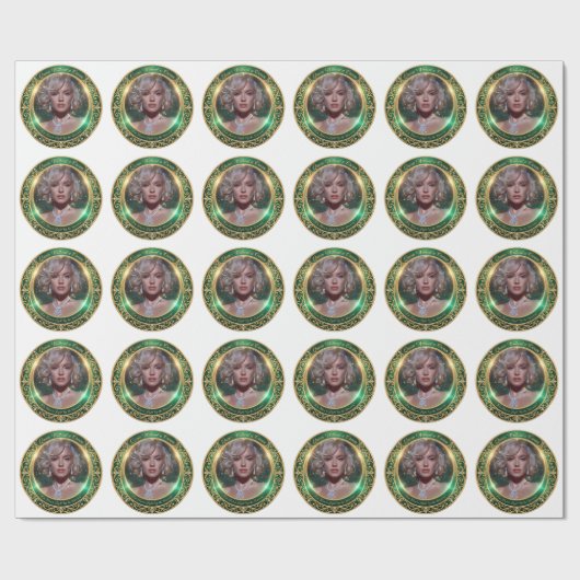 Luxe Vintage ラッピングペーパー (フラット)