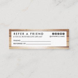 Luxe Woodクリモダンーンレイアウトの紹介 スキニー名刺