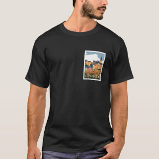 Luxembourg City Travel Poster Tシャツ