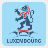 Luxembourg Europe スクエアシール (正面)