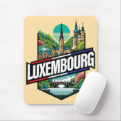 Luxembourg Europe マウスパッド (マウス)