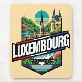 Luxembourg Europe マウスパッド