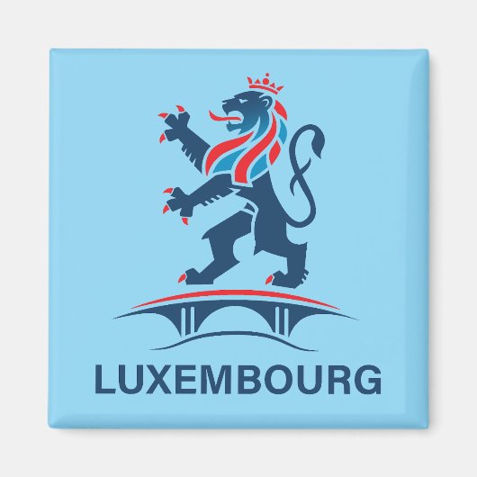 Luxembourg Europe マグネット (正面)