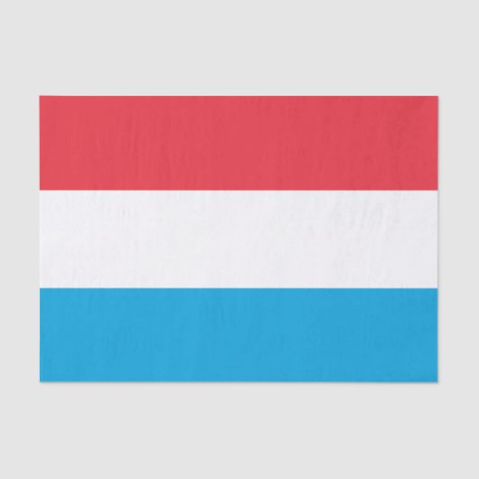 Luxembourg fashion, Luxembourg Flag tissue paper 薄葉紙 (正面)