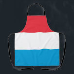 Luxembourg Flag エプロン<br><div class="desc">Patriotic flag of Luxembourg.</div>