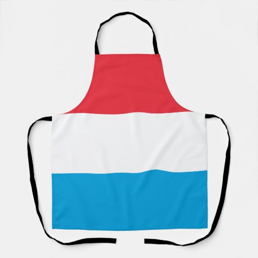 Luxembourg Flag エプロン (正面)