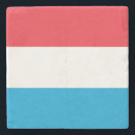 Luxembourg Flag ストーンコースター<br><div class="desc">Patriotic flag of Luxembourg.</div>
