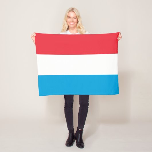 Luxembourg Flag フリースブランケット (インサイチュ)