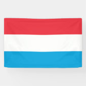 Luxembourg Flag 横断幕 (横)