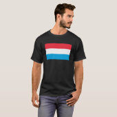 Luxembourg Flag T-Shirt, Patriotic T-Shirt Tシャツ (正面フル)