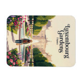 Luxembourg Gardens France マグネット (横)