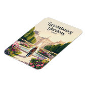 Luxembourg Gardens France マグネット (左側)