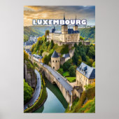 Luxembourg, joyau niché entre vallées et collines ポスター (正面)