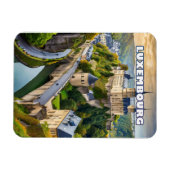 Luxembourg, joyau niché entre vallées et collines マグネット (横)