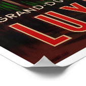 Luxembourg Print Europe Travel Poster Art ポスター (角)