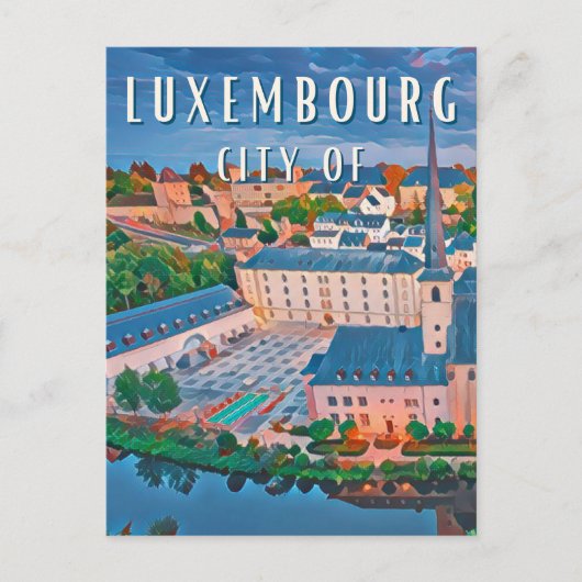 Luxembourg, ville cosmopolite et multilingue ポストカード (正面)