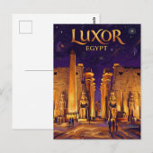 Luxor Temple Egypt ポストカード (正面/裏面)