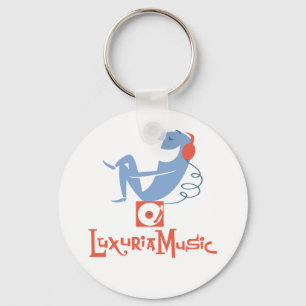 LuxuriaMusicの白Keychain キーホルダー