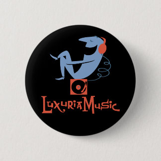 LuxuriaMusicボタン-黒 缶バッジ