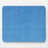 Luxurious blue leather マウスパッド (正面)