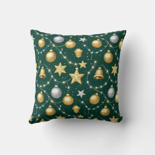 Luxurious Christmas Ornaments クッション (裏面)