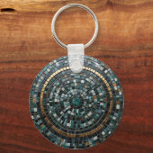 Luxurious Circular Mosaic Wall Macro キーホルダー (正面)