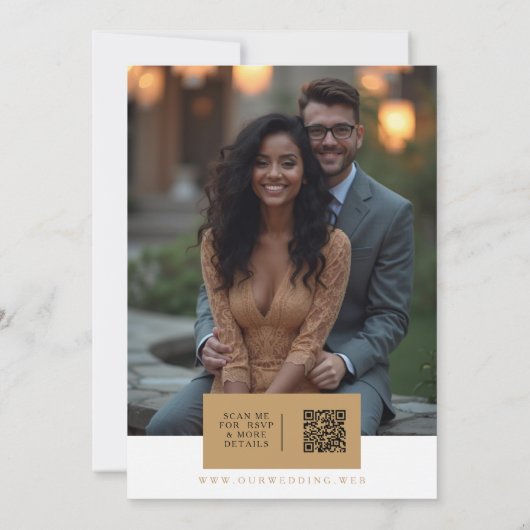 Luxurious Colorful Christmas Botanical & Floral 招待状 (裏面)