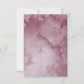 Luxurious Gold Geometric Green Purple Wedding セーブザデート (裏面)