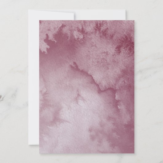 Luxurious Gold Geometric Green Purple Wedding 招待状 (裏面)